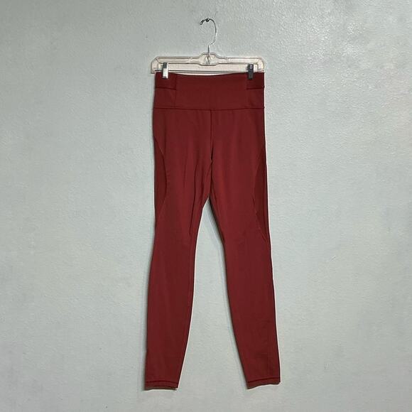 Athleta Maple Red Aura Heel Tight Leggings Sz M - Picture 2 of 15